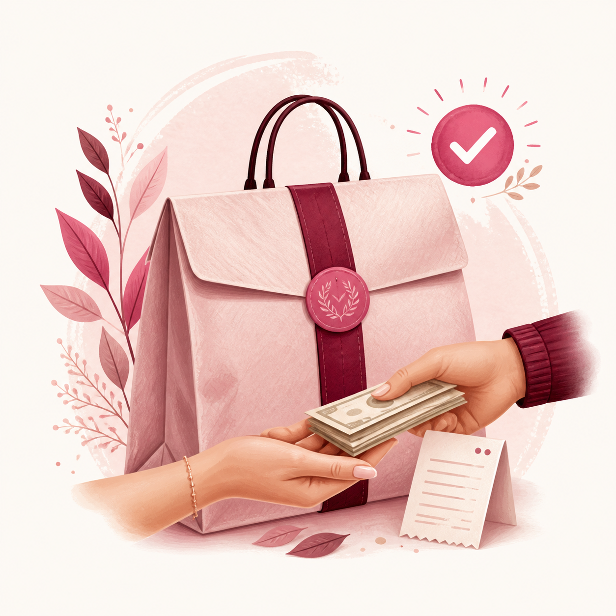 Cash on delivery order confirmation illustration